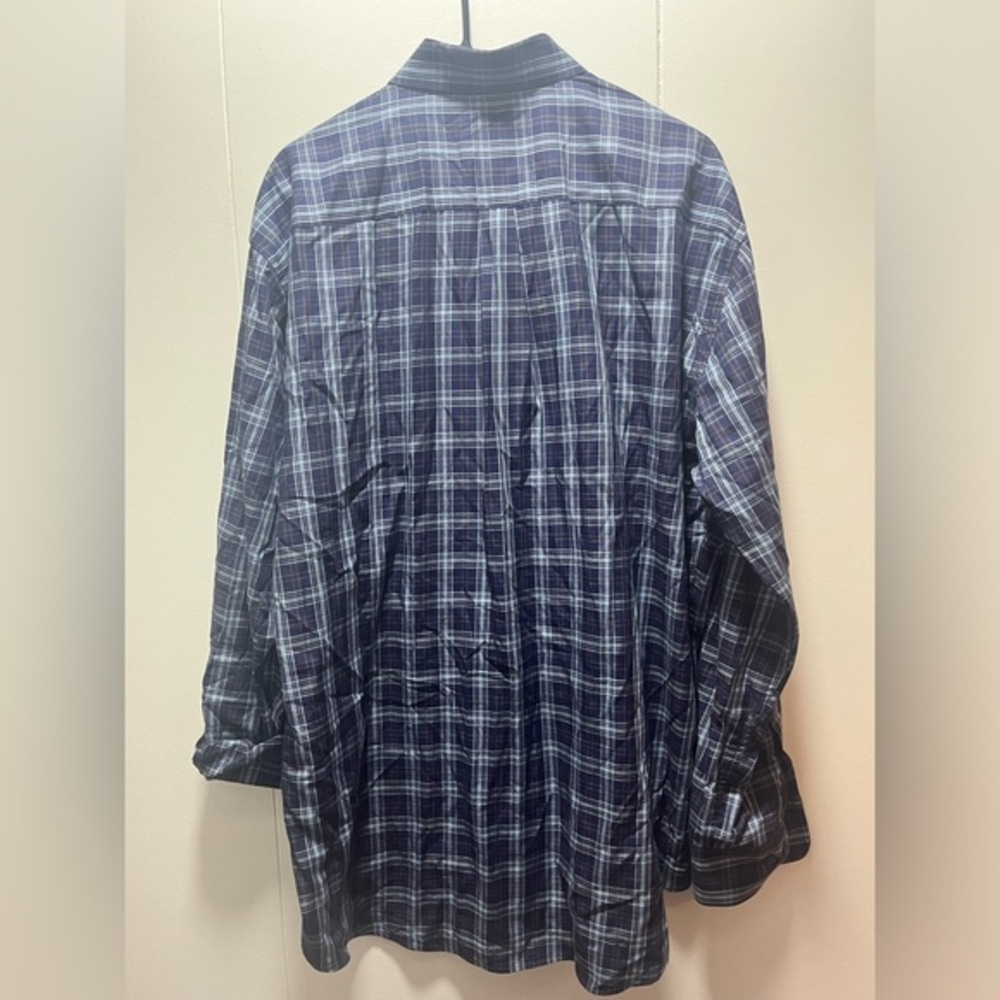Peter Millar Plaid Shirt Size XL Men's Long Sleeve Button Up 100% Cotton Golf - Picture 6 of 6